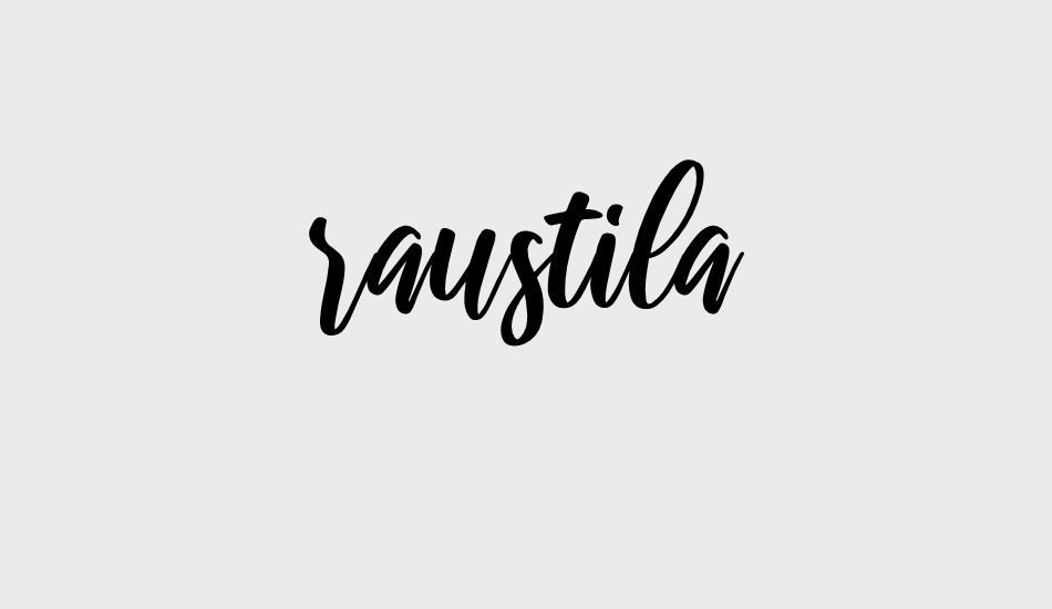 raustila font big