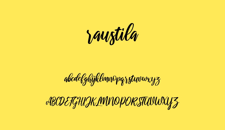 raustila font