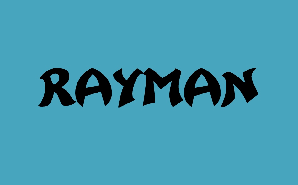 Rayman 2 font big