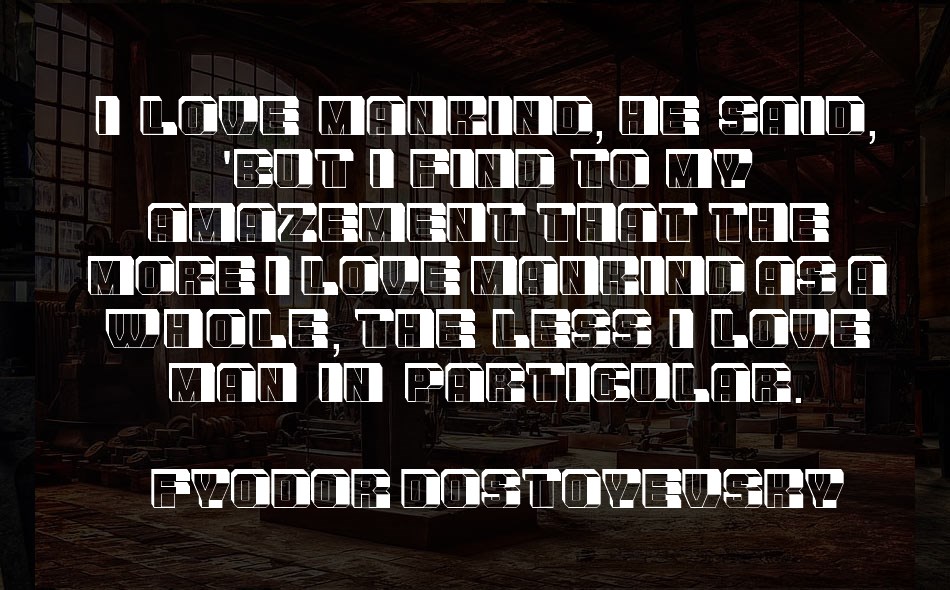 Razor font text