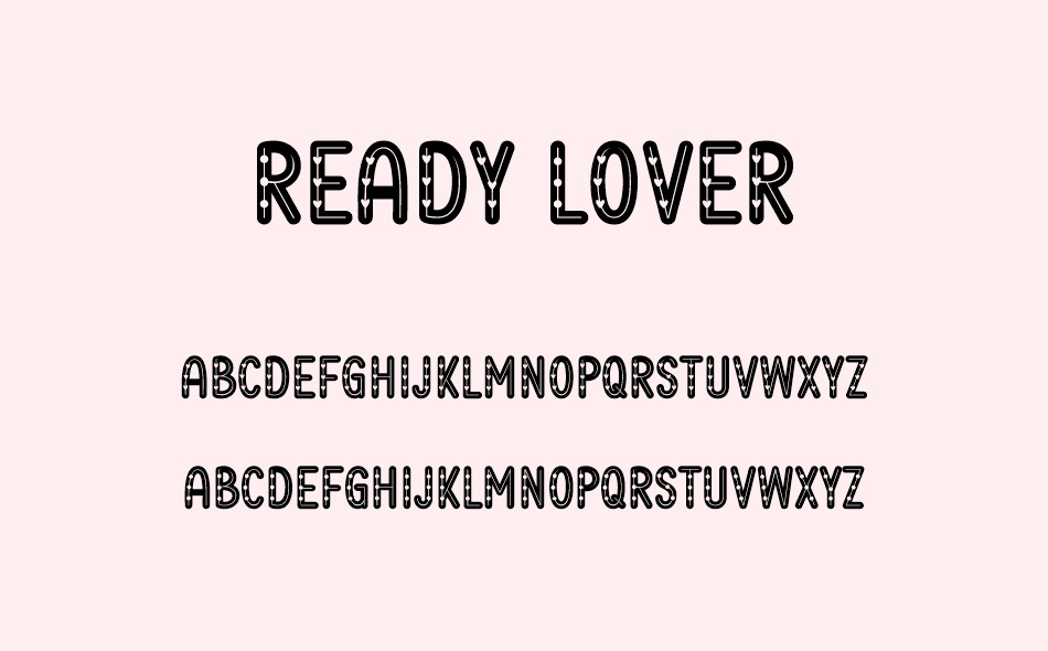 Ready Lover font