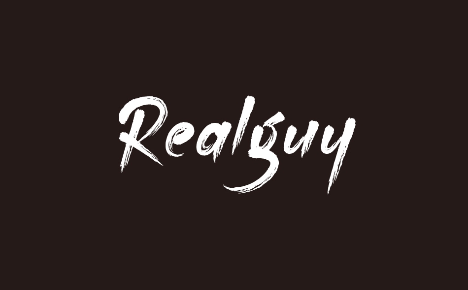 Realguy font big