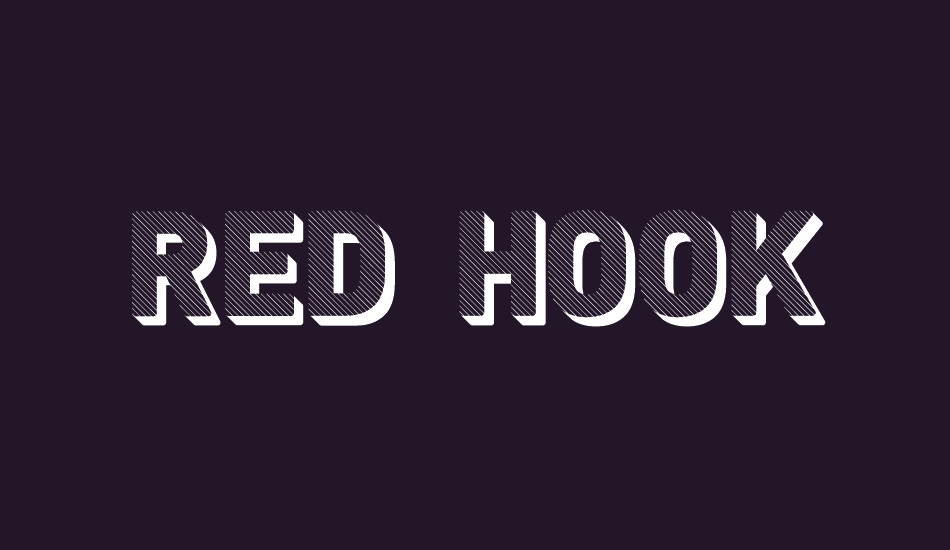 red-hook font big