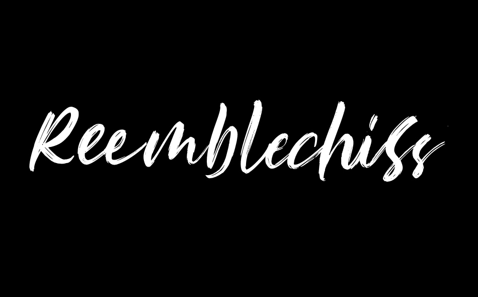 Reemblechiss font big