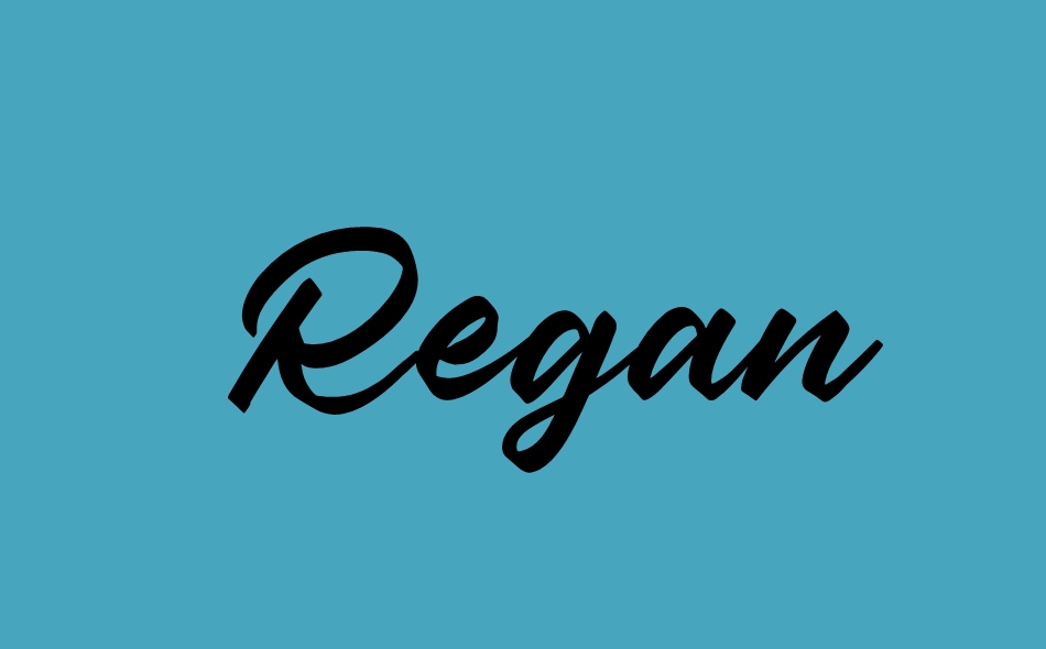 Regan font big