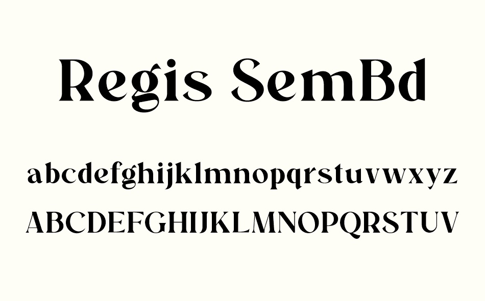 Regis font