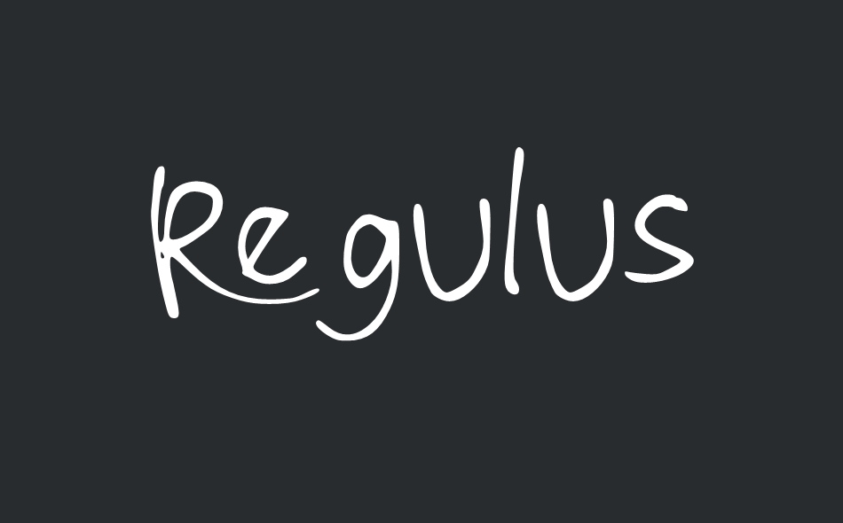 Regulus font big