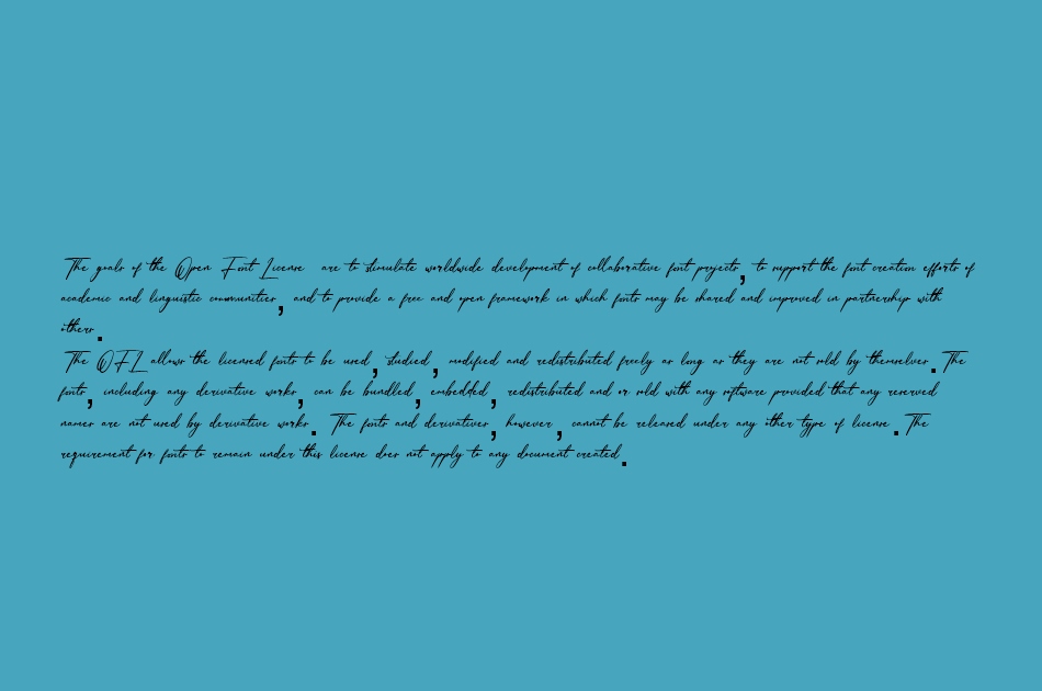 Reliances font 1