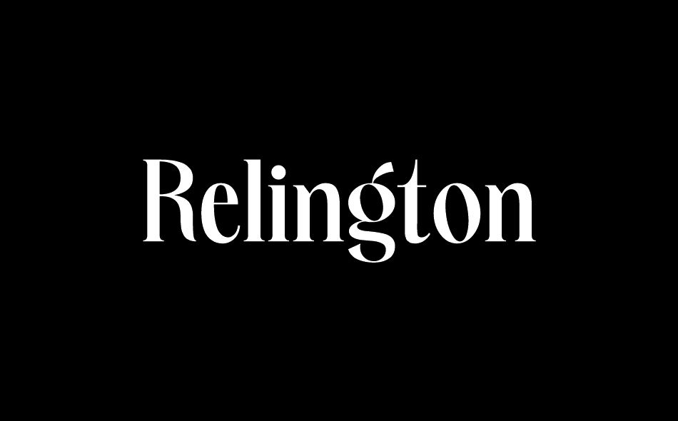 Relington font big