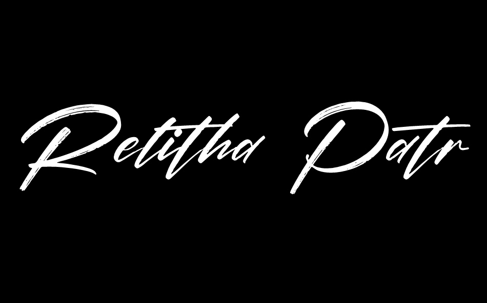 Relitha Patricia font big