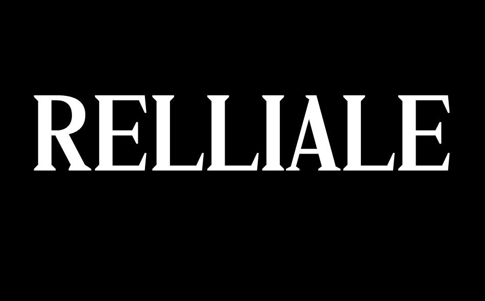 Relliale font big