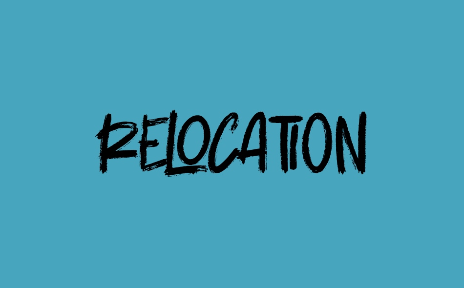 Relocation font big