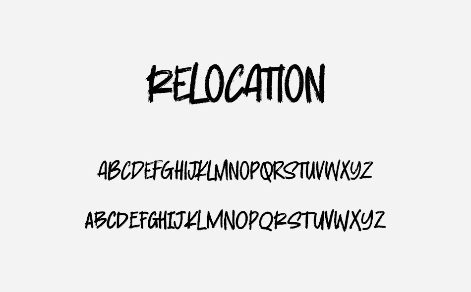 Relocation font