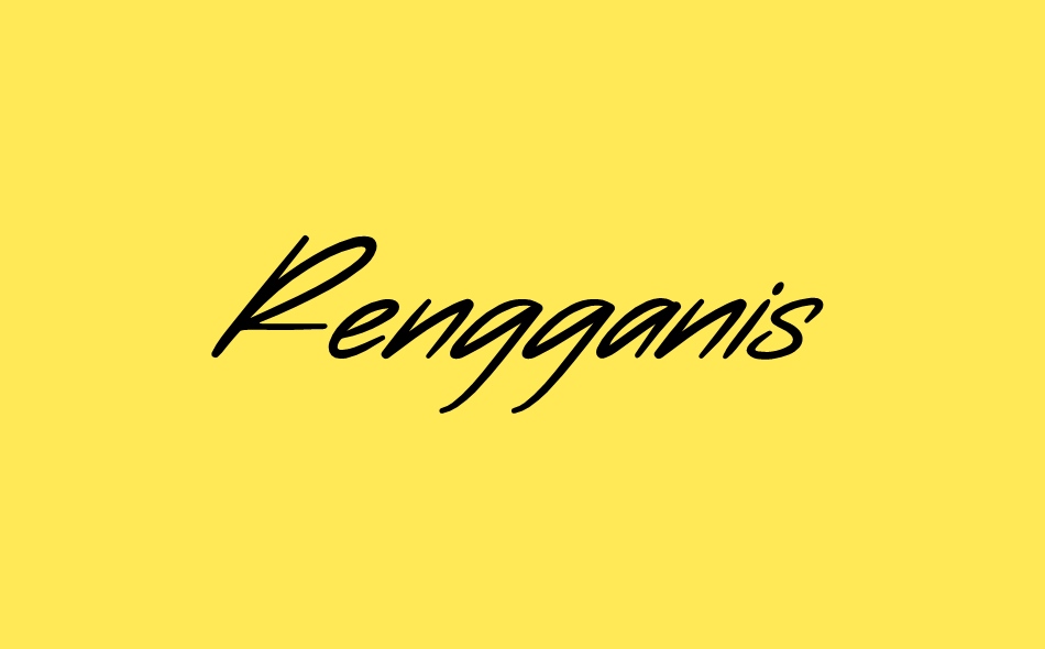 Rengganis font big