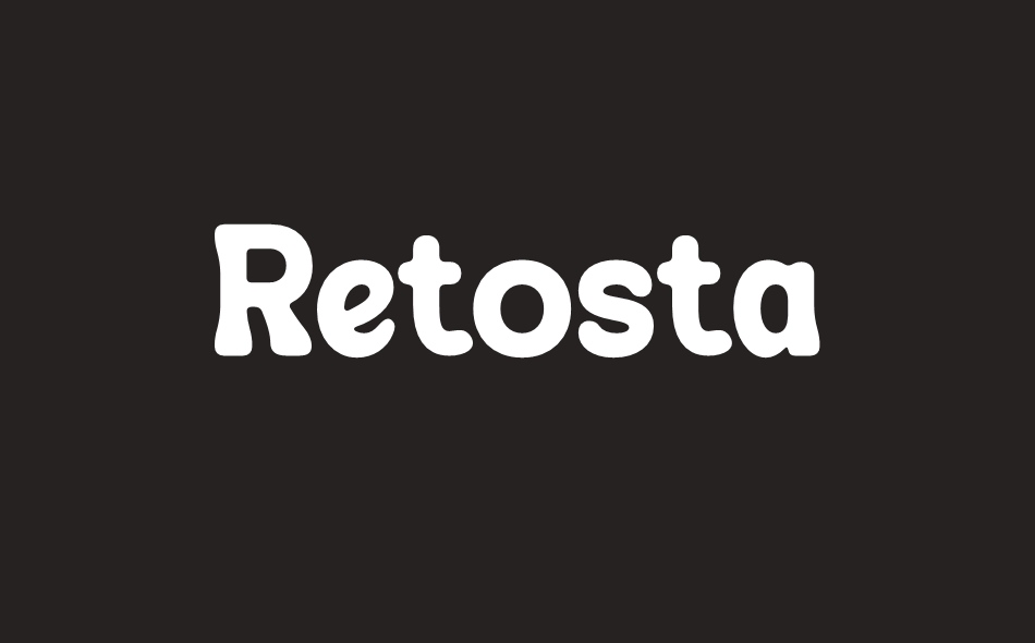 Retosta font big