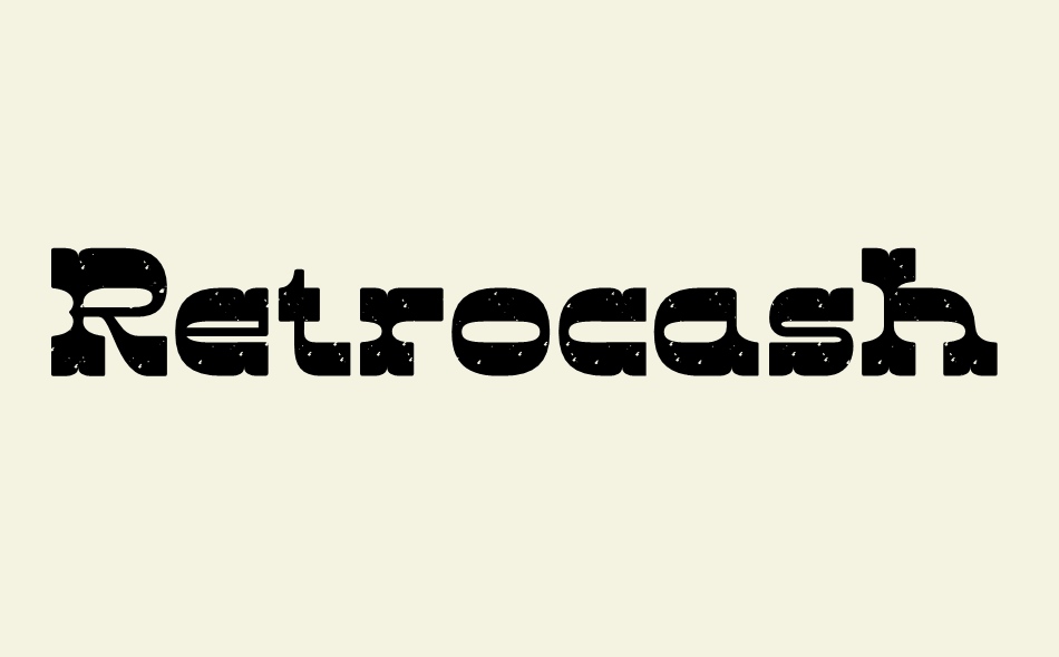 Retrocash font big