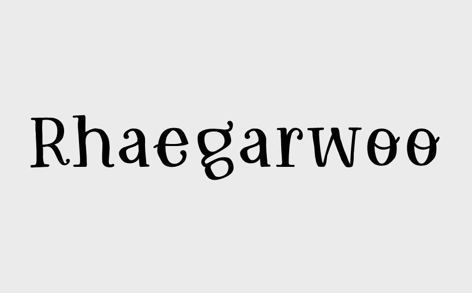 Rhaegarwood font big