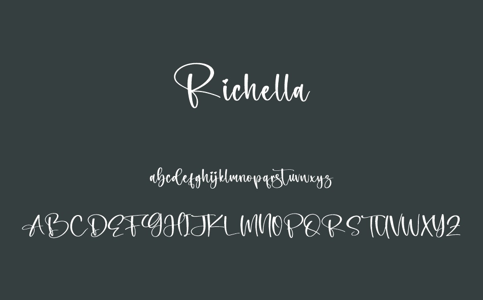 Richella font