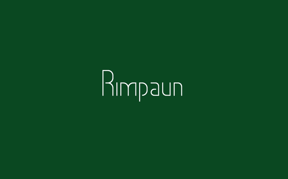 Rimpaun font big