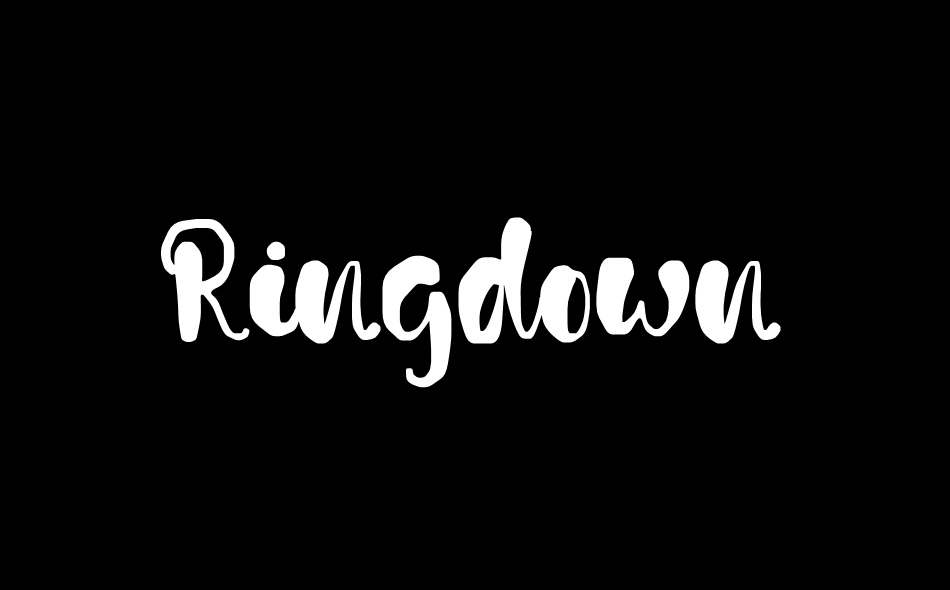 Ringdown font big
