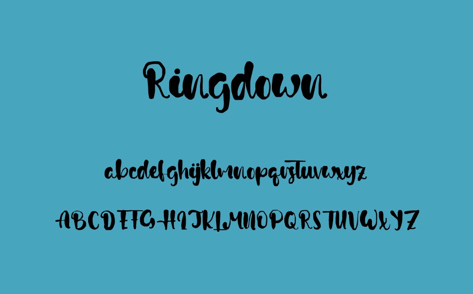 Ringdown font