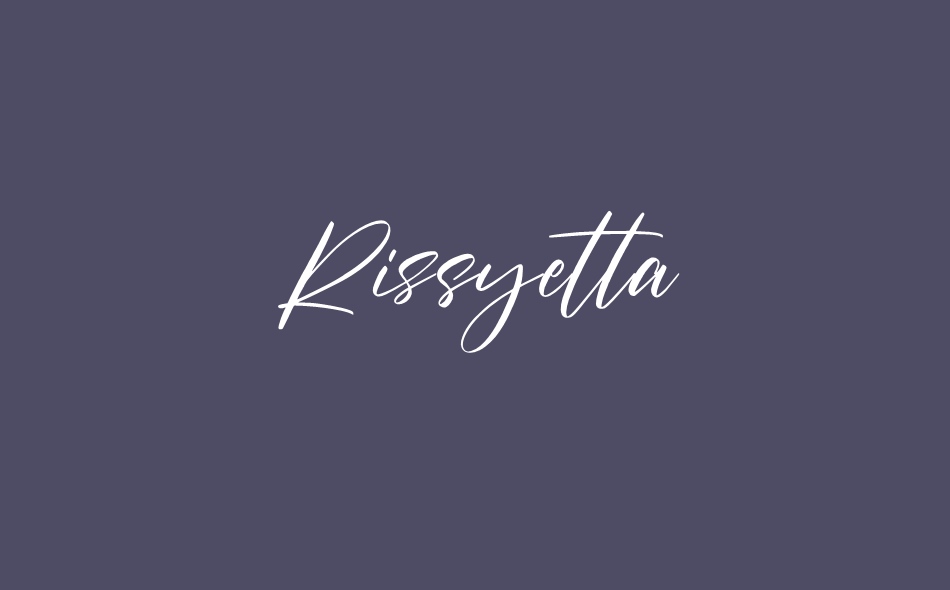 Rissyetta font big