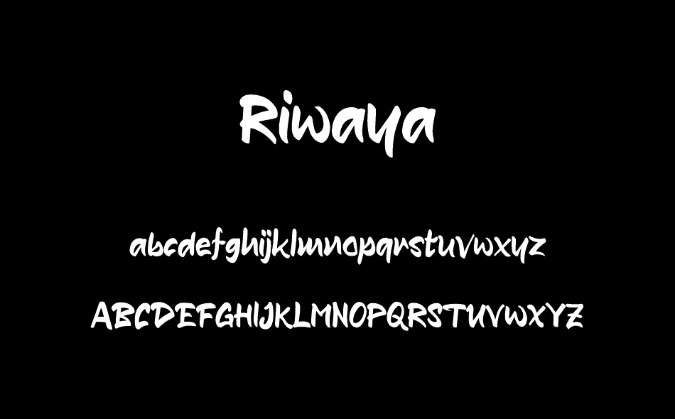 Riwaya font