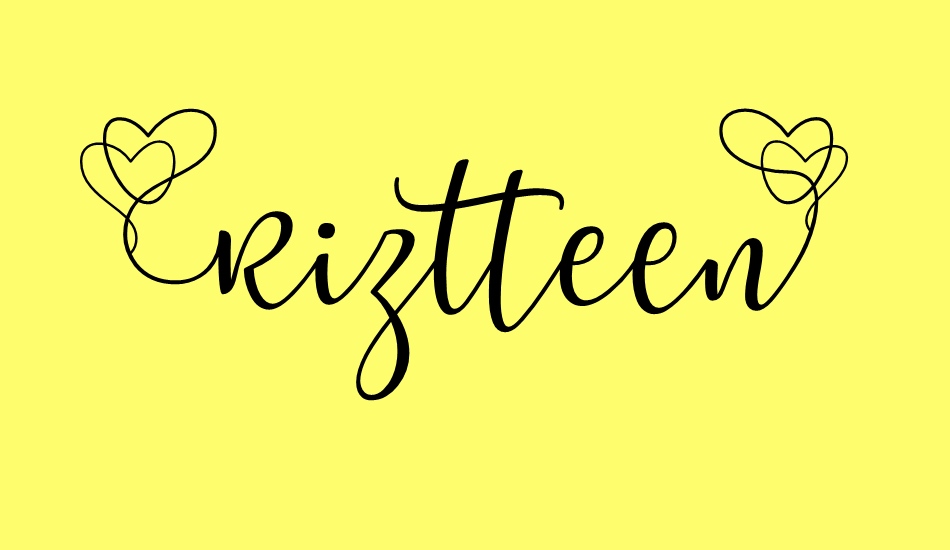 riztteen font big