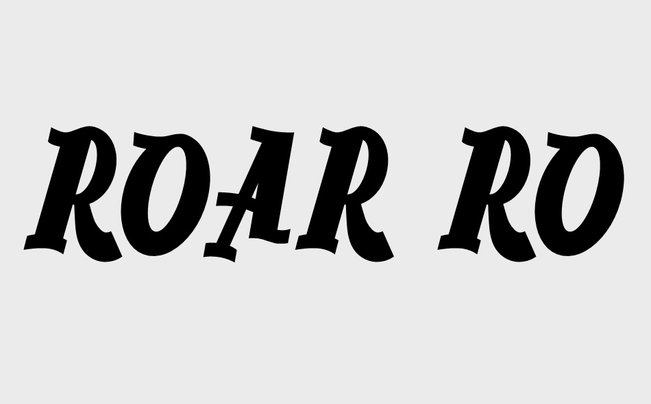 Roar Rock font big