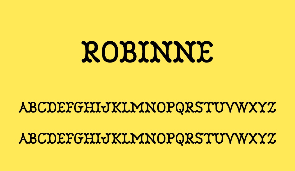 robinne font