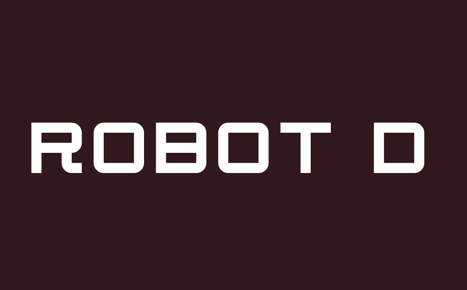 Robot Dreamer font big