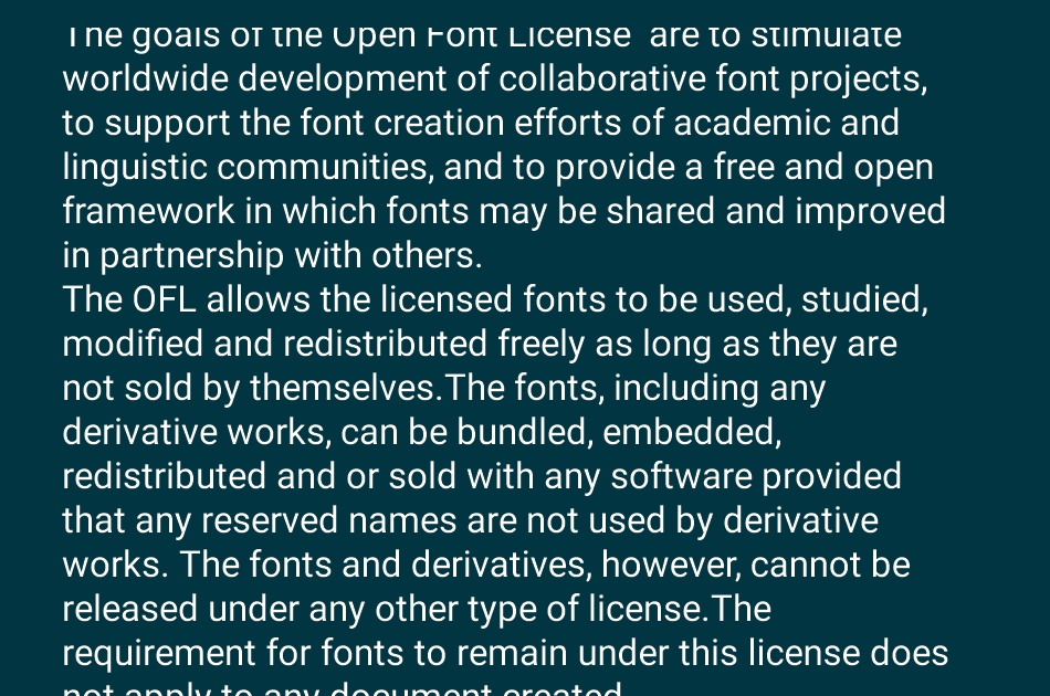 Roboto Family font 1