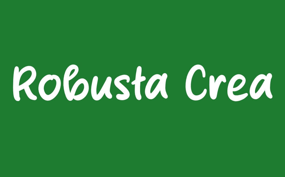 Robusta Cream font big