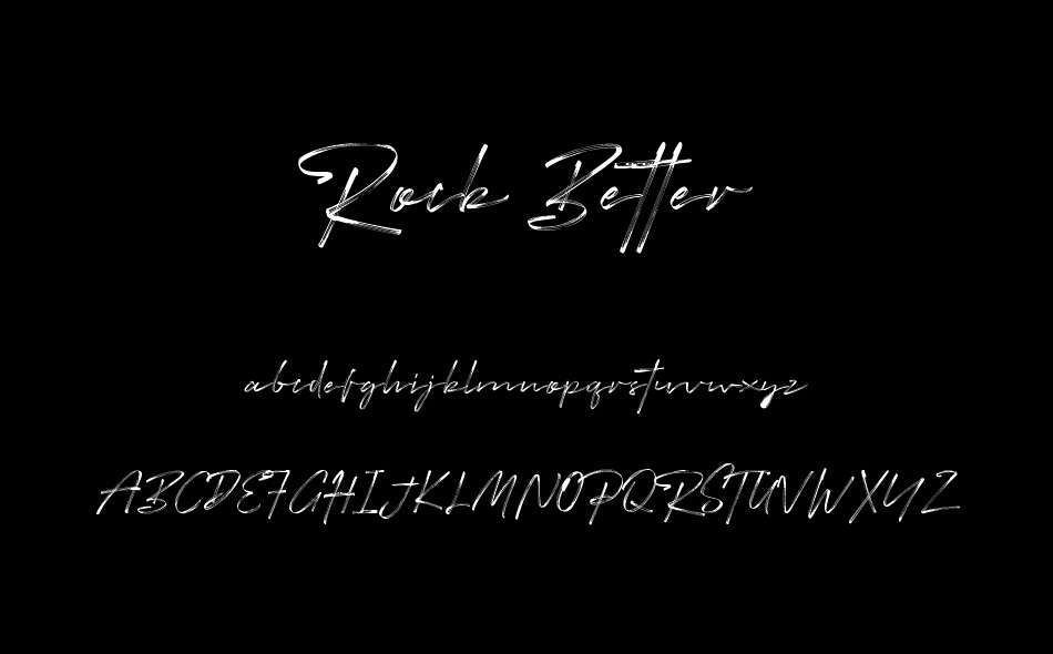 Rock Better font