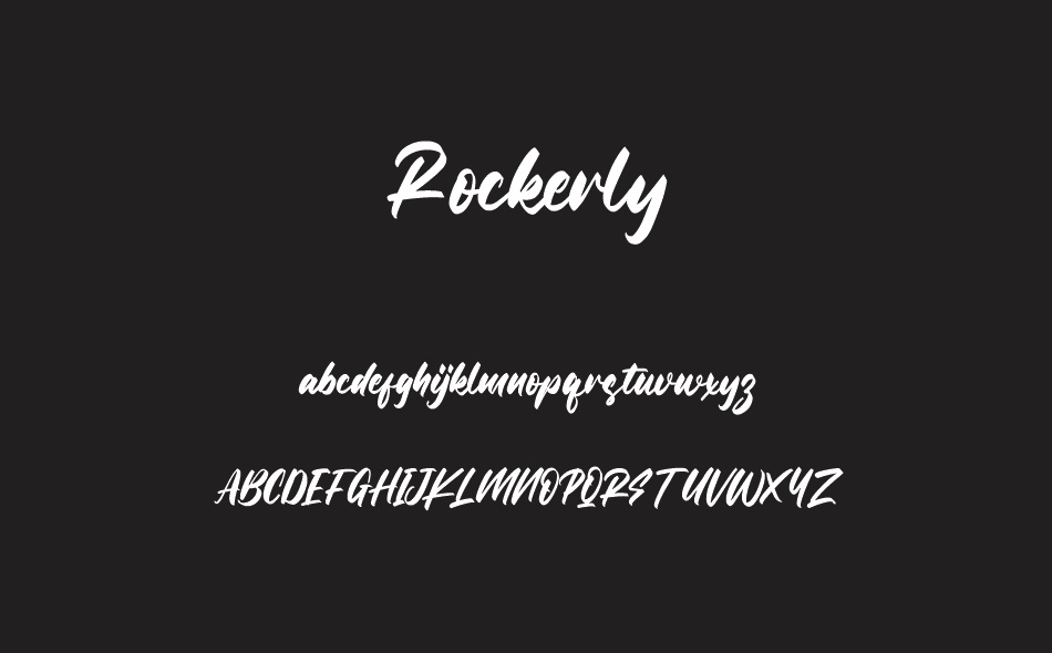 Rockerly font