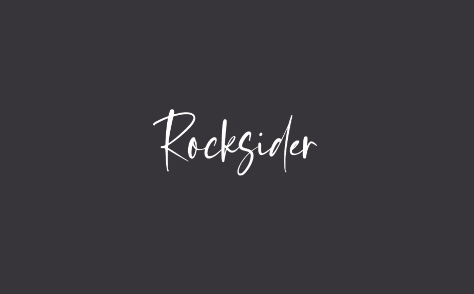 Rocksider font big