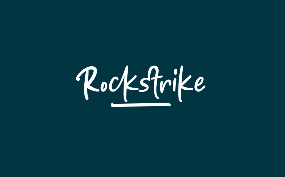 Rockstrike font big