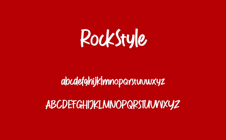 RockStyle font