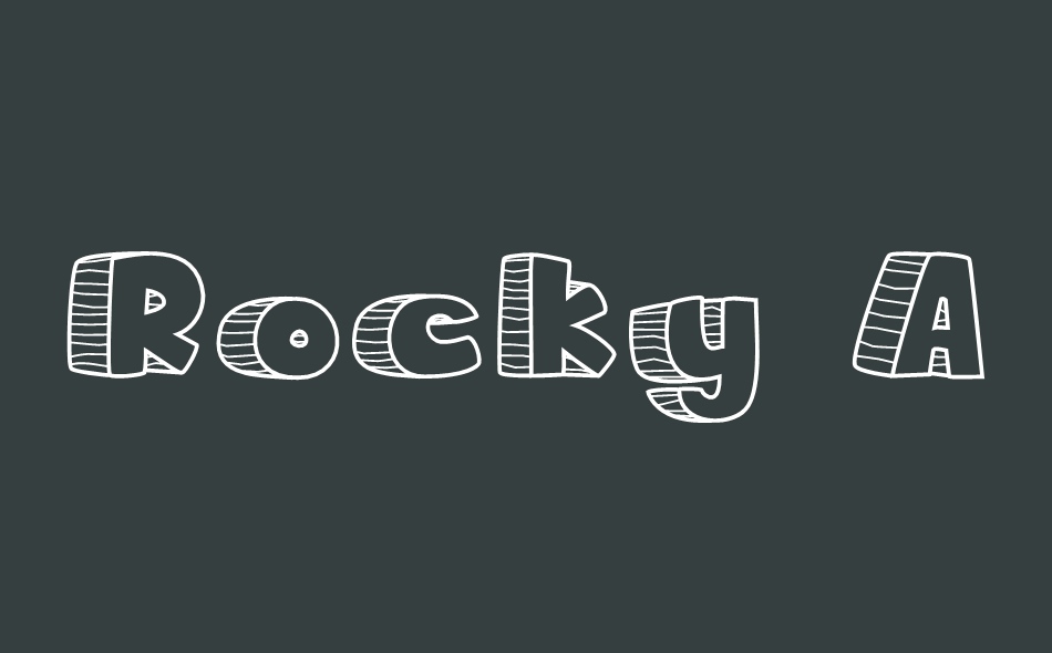 Rocky Age font big