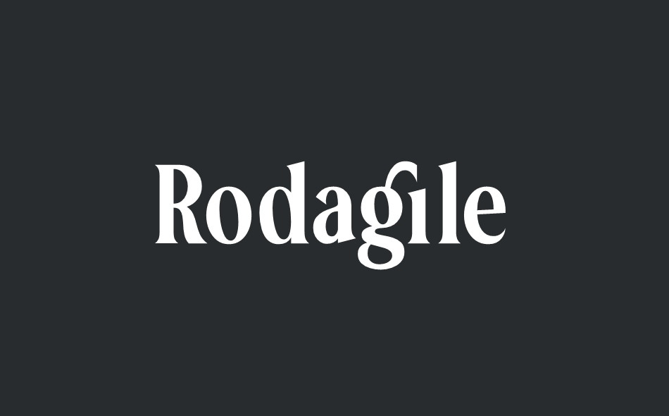 Rodagile font big
