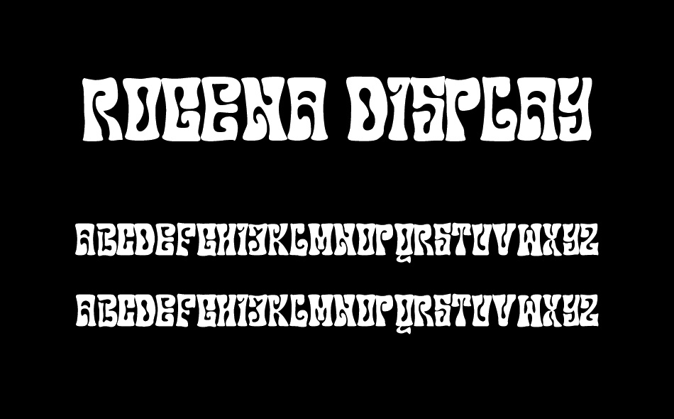 Rogena Display font