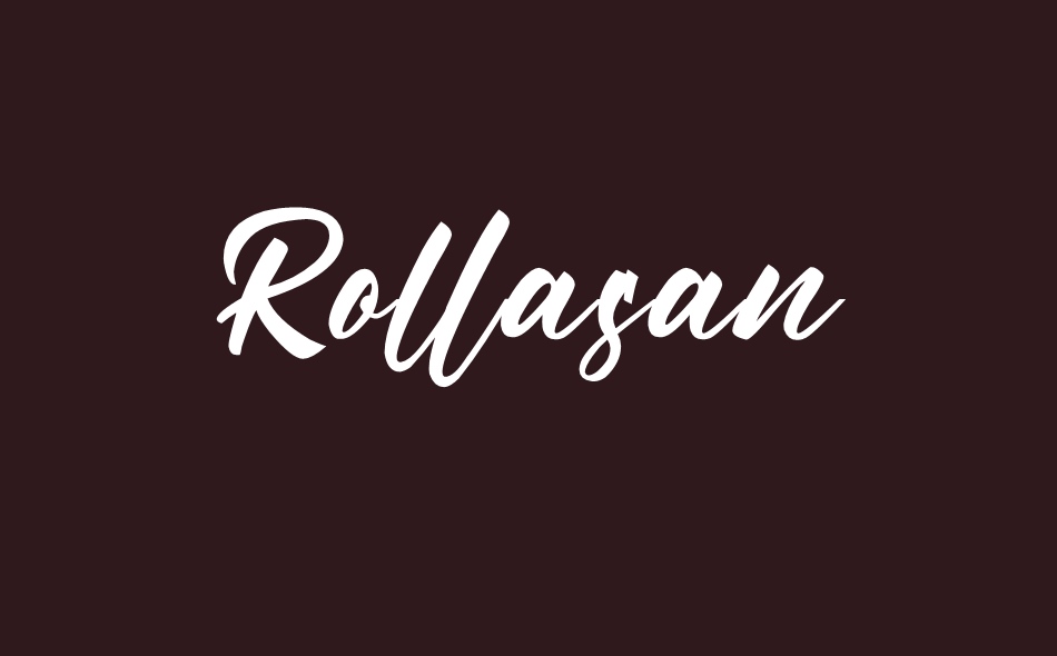 Rollasan font big