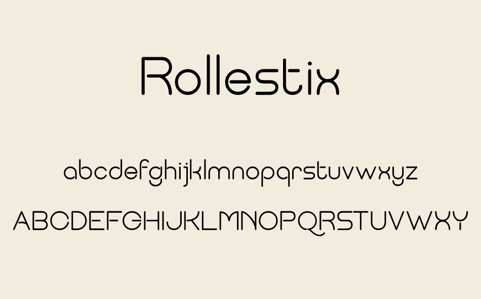 Rollestix font
