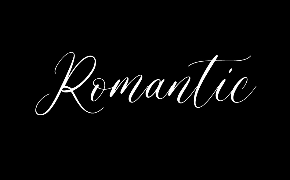 Romantic Lovely font big