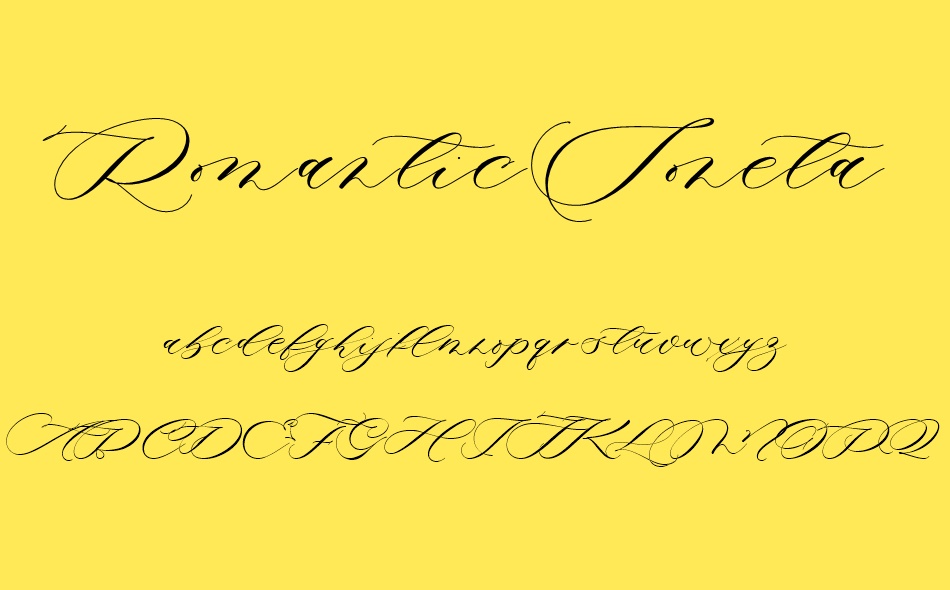 Romantic Soneta font