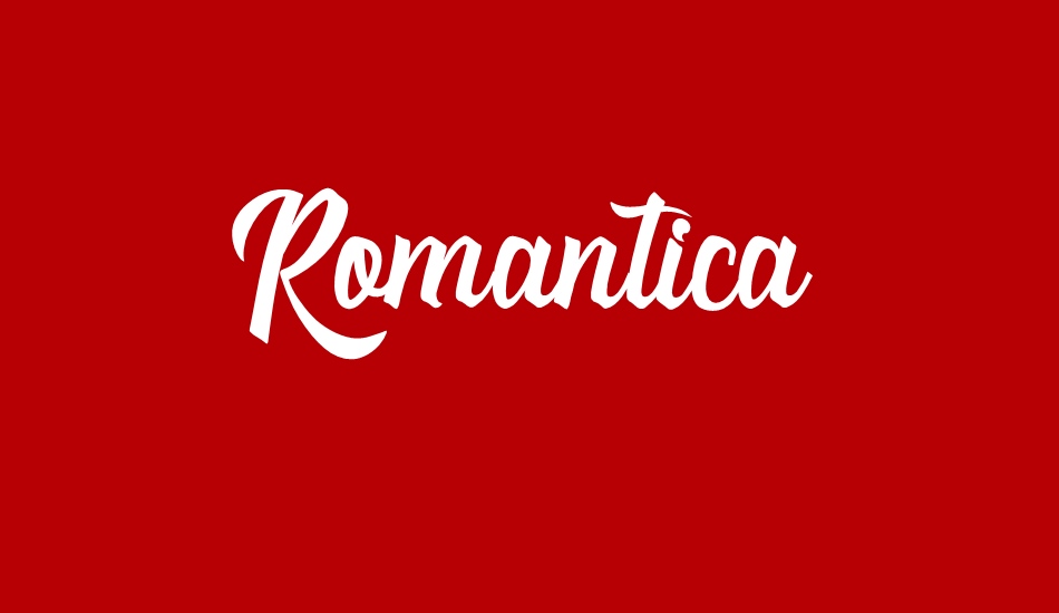 romantica-personal-use font big