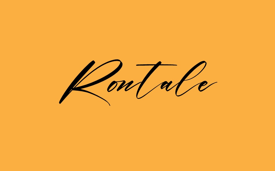 Rontale font big