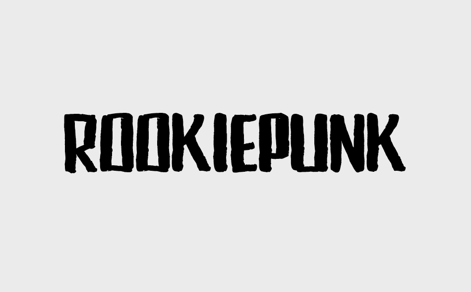 Rookie Punk font big