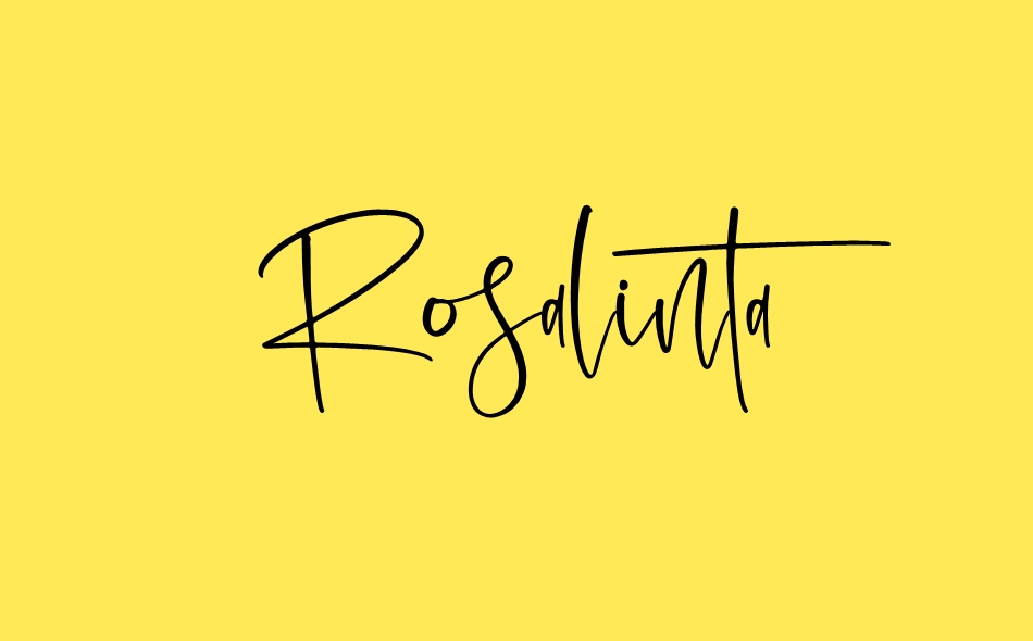 Rosalinta font big