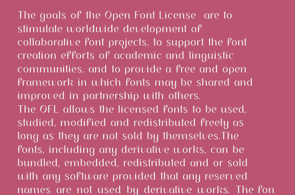 Rosehot font 1